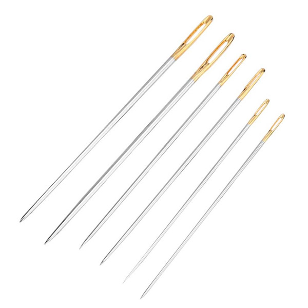6 st 5,7/6,2/6,9 cm set Hushållsreparationskläder Handstickat nålsats