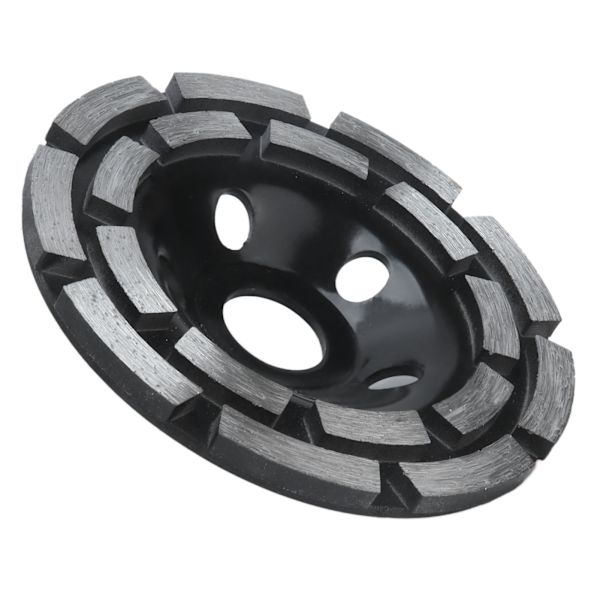 Diamantslibningsskive Slibeskive Sæt med lav vibration Sort til sten BetonDiameter 115mm