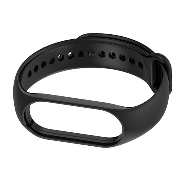 Bandstropp erstatning universell vanntett TPU Smart Watch tilbehør for Xiaomi 7 6 5 Svart