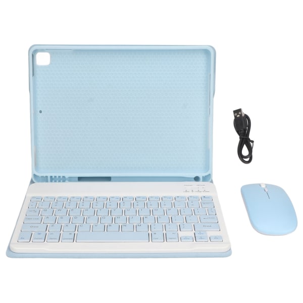 Case med magnetiskt tangentbord för IOS Tablet Air2 9,7 tum för IOS Tablet Pro 9,7 tum för IOS Tablet 9,7 tum 2017 2018 Tablet Blå