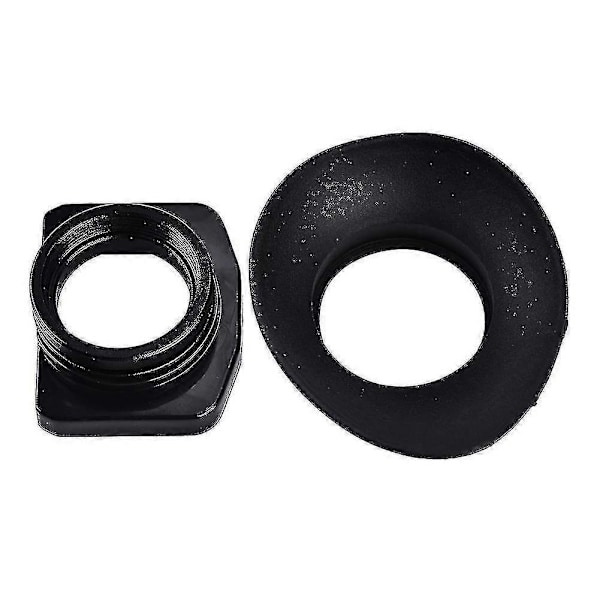 Øyemusling i plast for kameraobjektiv, svart tilbehør for Canon Eos 5diii 1dx 7d Zekai
