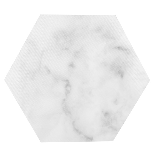 10 st set hexagonala DIY vattentäta halkfria självhäftande golvdekaler dekoration