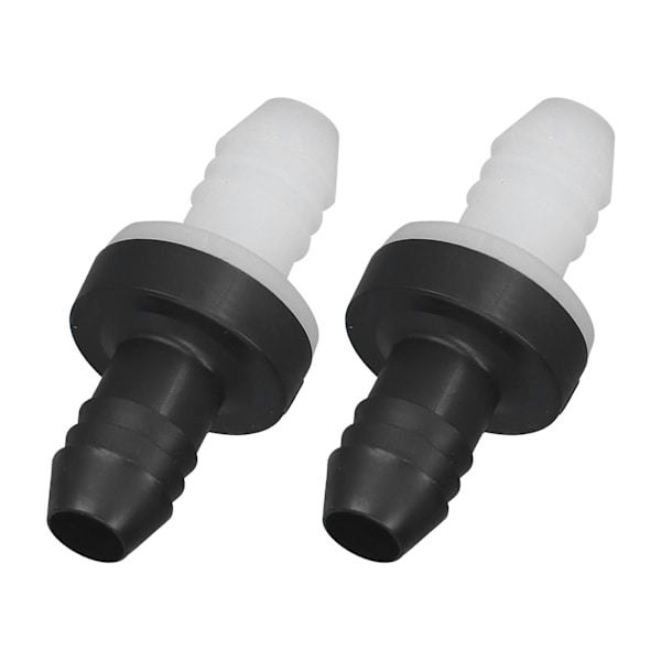 2 st backventil 3/8 tum 10 mm plast 1-vägs vatten backventil för luftkompressor akvariumpump bränsle gas vätska luft CDAV6