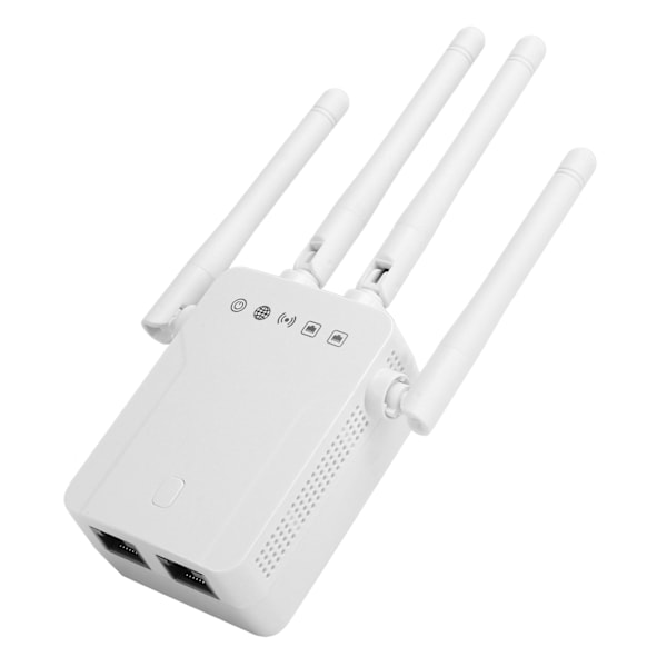 2,4 GHz 300 Mbps trådlös repeater 4 extern antenn WiFi-räckviddsförlängare ZF-3Z06 100-240VUS-kontakt