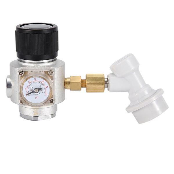 Homebrew CO2 Mini Gas Regulator med Corny Keg Gas Ball Lock Disconnect