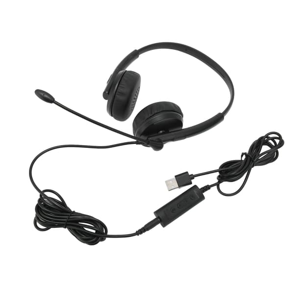 XD1000 USB-headset 3,5 mm støjreducerende mikrofon kundeservice-headset til Skype Webinar Callcenter