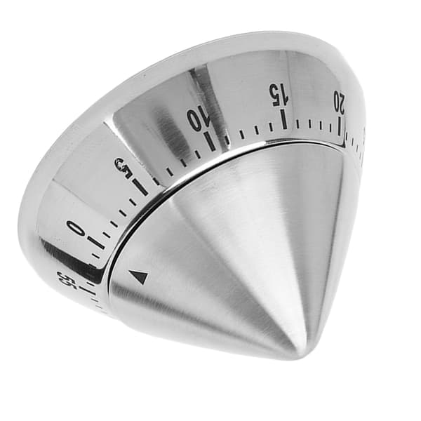 Spetsig Mekanisk Timer Tydlig Skala Rostfritt Stål Matlagning Mekanisk Påminnelse för Kök Bastu