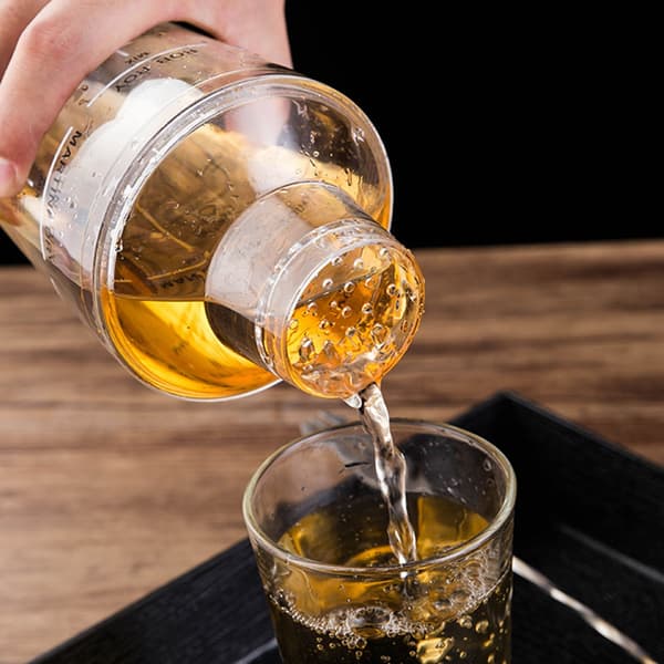 Cocktail Shaker Drink Mixer Blanding Risteverktøy Bartender Bar Tilbehør med Skala