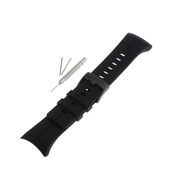 Pehmeä silikoninen ranneke, korvaava hihna Suunto Spartan Ultra Black -kelloon