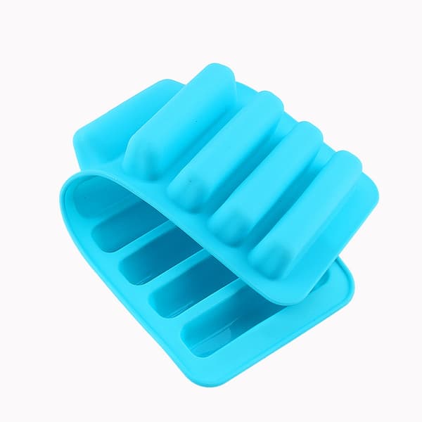 Färgglad Cylinder Isbitar Bricka Frysform Fondant Chokladform Gör Silikon