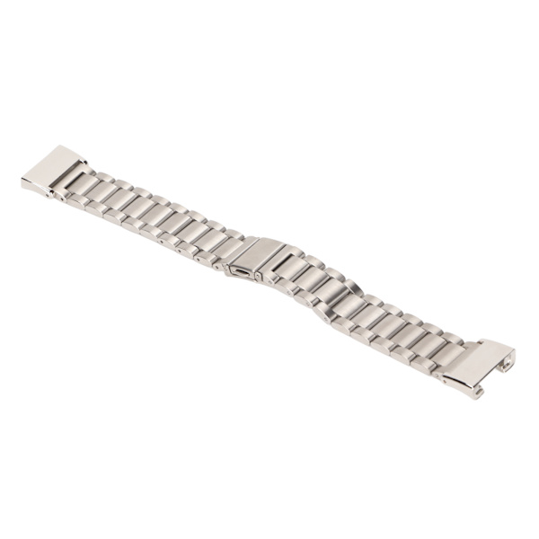 Metal Rem til Redmi Watch Rustfrit Stålarmbånd Smartwatch Udskiftningsrem Tre Massive Perler, Sølv