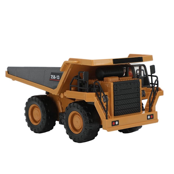 RC-dumpperi 1/24 4-pyöräinen 6-kanavainen 2,4 GHz muovi-metalli keltainen harmaa rakennusajoneuvo lelu yli 8-vuotiaille kaksoisakut