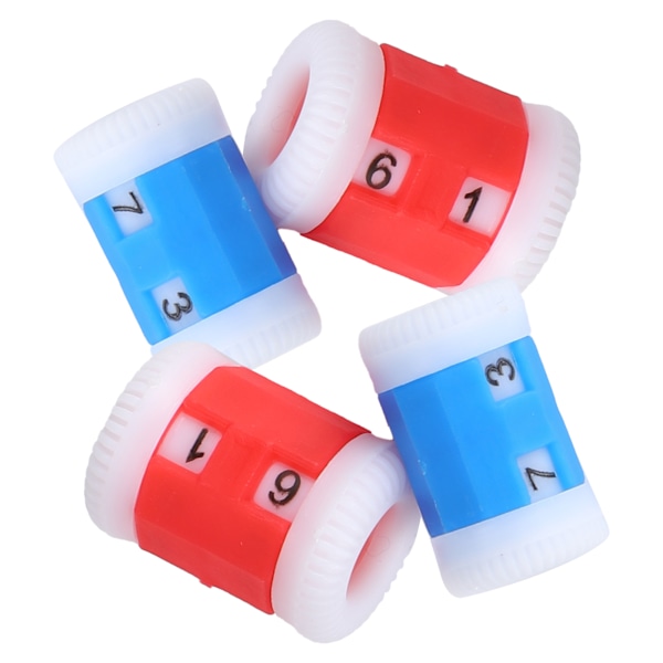 Plast Stickräknare Stickning Virkning Stygnmarkör Rad Ring Symaskin Tillbehör Färg (2xL 2xS )