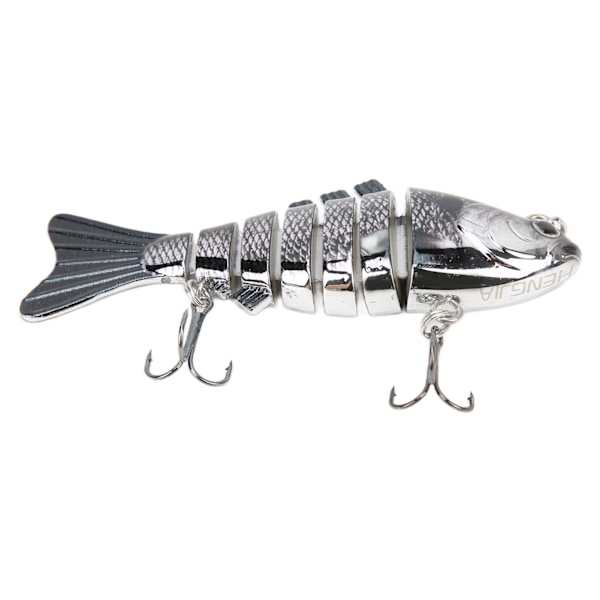Fiske lokkemad holdbar imitation plast falsk multi leddet svømme agn langsomt synkende glide agn 4#