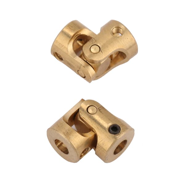 2 stk. Akselkobling Motorforbindelse DIY Styring Messing Universal Samling 3*3mm