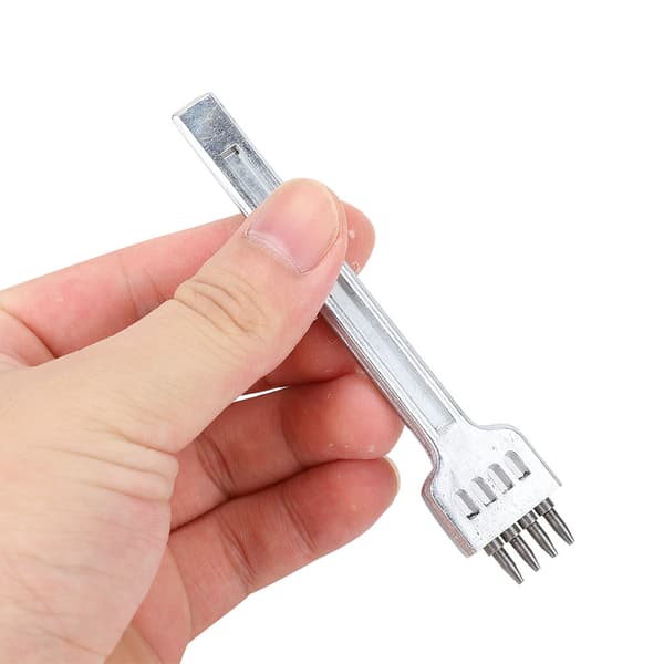 3 stk. piggmeisel lær HCS 4 mm avstandssøm stanseverktøy 2+4+6 piggmeisel (4 mm (2+4+6))
