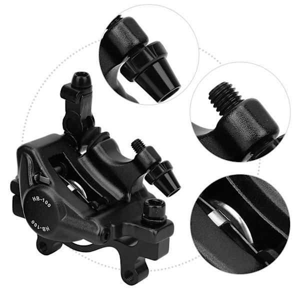 HB-100 Cykel Aluminiumlegering Hydraulisk Skivbroms Set Fram Bak för Mountain Road Cykelsvart