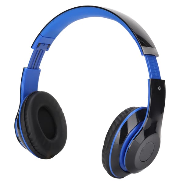 S6 HIFI Stereo Headset Bluetooth Headset Foldbart Musik Headset med Mikrofon til Mobiltelefon Tablet Blå