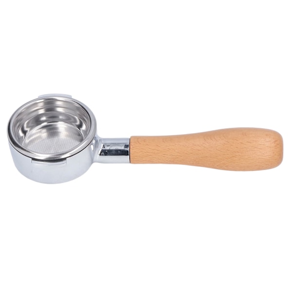 Pohjaton Portafilter Ultrafine Filtration Professional -portasuodattimen pidike ruostumattomasta teräksestä valmistetulla kahvalla Expobar58 Beech A:lle