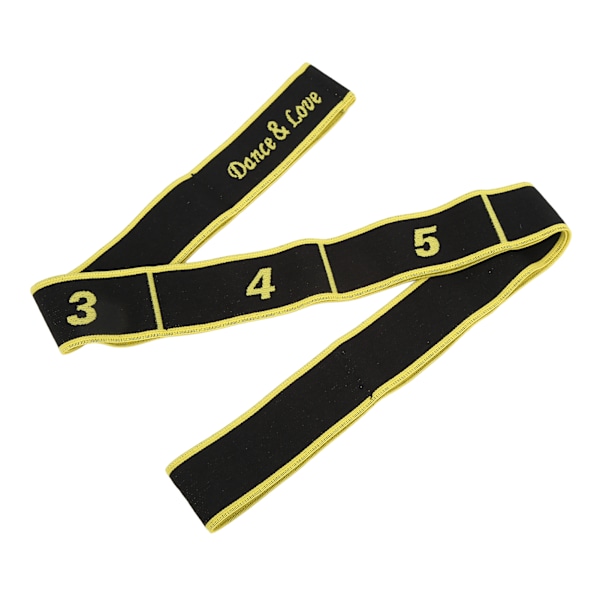 Stretchbandövning Funktion Elastisk Flexibel Polyester Bomullsmaterial DIY Kombination Använd Stretching Verktyg för BarnGul