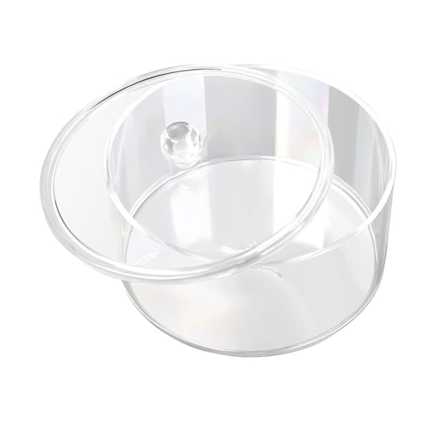 Akryl Bælte Organizer 2 Lag Gennemsigtig 5,5 tommer Diameter Stærk Let Bælte Display Case