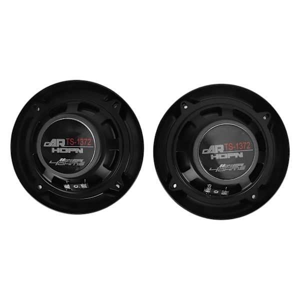 2 STK bildørhøyttalere 350W diskantbass 88dB 4 Ohm 75Hz-20KHz koaksiale bilhøyttalere for bilstereolydsystem