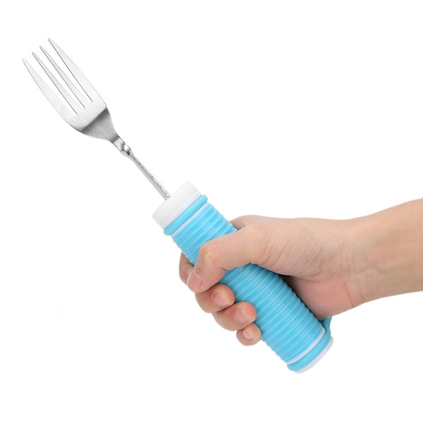 Stroke Äldre Hjälp Bestick Handikappad Hand Anti-Shake Äta Hjälp Tillbehör(Gaffel )