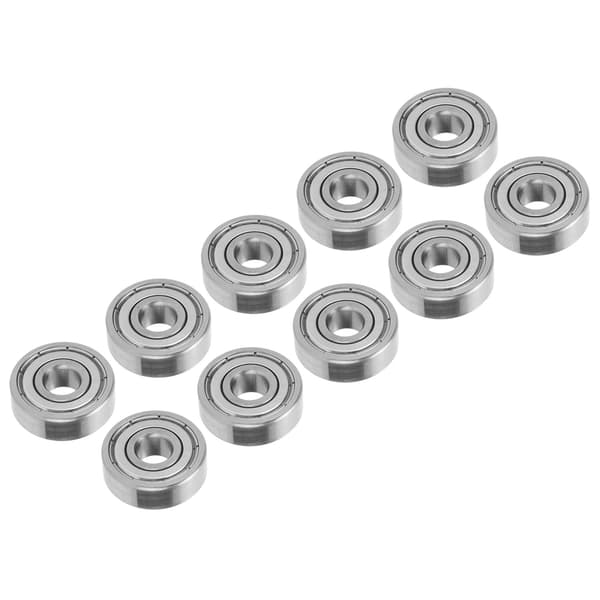 10 stk. kulelager rustfritt stål slitesterk stille skateboard driver tilbehør S628Z