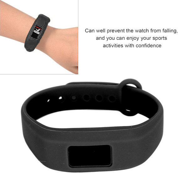 Byte av watch Justerbart watch för Garmin Vivofit3Black