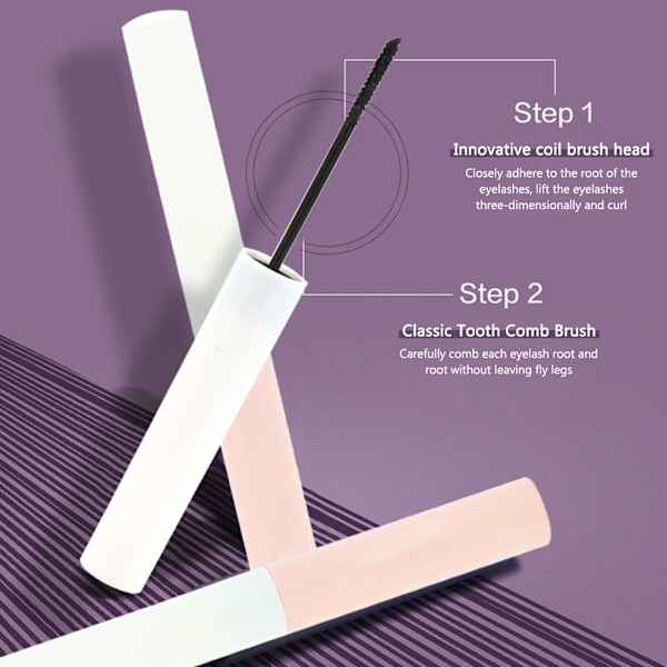 Cosmetics Mascara Vedenpitävä pitkäkestoinen volyymia antava ripsiväri Smudgeproof Makeup Mascara