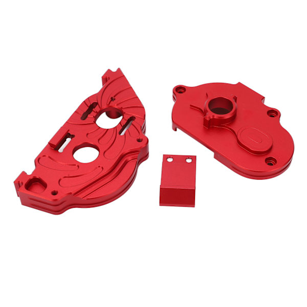 RC-växellådssats Aluminium växellådslåda med skruvar för ARRMA GRANITE SENTON 1/10 RC fordonsröd