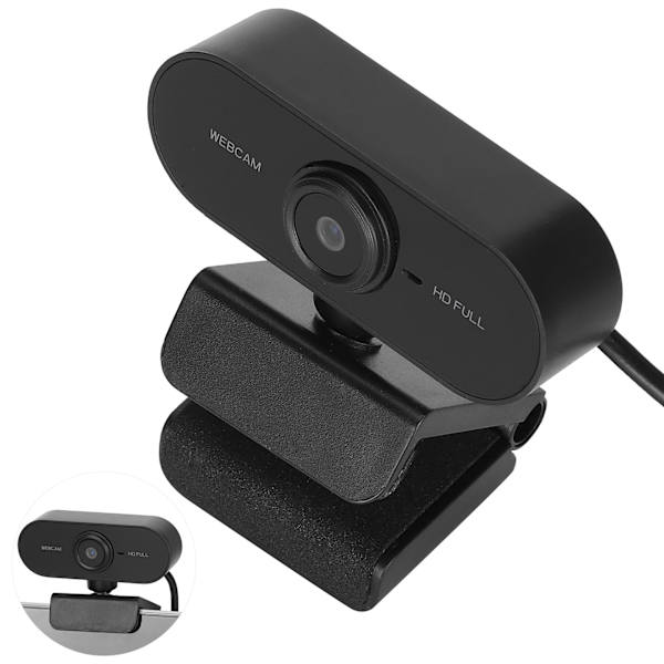 2K Autofokuserende Mini Webkamera Innebygd Mikrofon Videoanrop Webkamera for PC-datamaskin