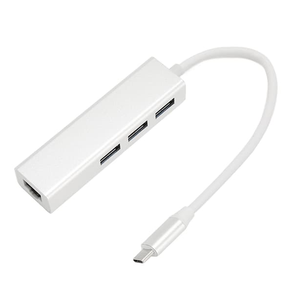 USB C Adapter Professionel Højhastigheds Dataoverførsel Kompakt RJ45 Dockingstation til USB C Enheder