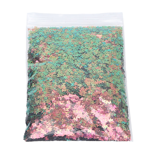 Nagelglitterflingor gnistrande charmiga nagelkonstdekorationspaljetter för nagelsalong 50g