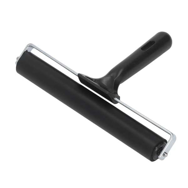 Brayer Roller 20 cm længde bløde gummiruller kunstblæk håndrulle stemplingsværktøj til trykning maling håndværk