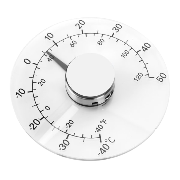 Utomhustermometer självhäftande Transparent fönsterdörr Växthustemperaturmätare