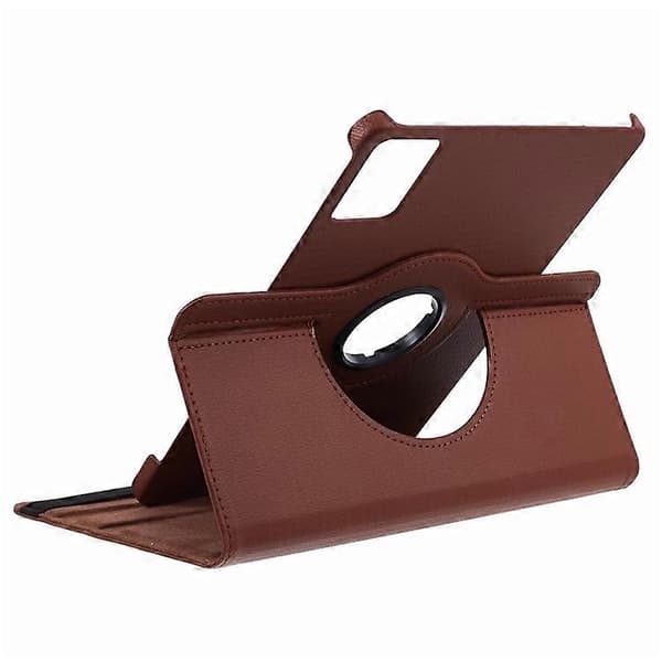 Compatible with Lenovo Tab M11 / Xiaoxin Pad 11 2024 Leather Case Rotating Stand Tablet Case Brown