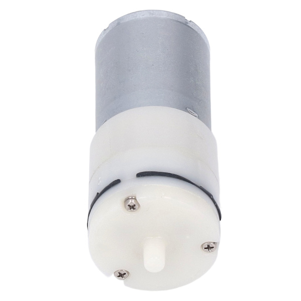 Mikro luft pumpe elektrisk pneumatisk membran vakuum mekanisk transmisjon 1 port 370 hvit DC6V