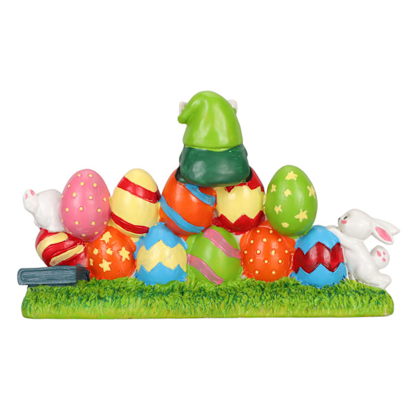 Pääsiäismunat Bunny Ornament Vedenpitävä Hartsi Munat Pupu Keskiosa Suloiset koristeelliset pääsiäishahmot kevätjuhliin