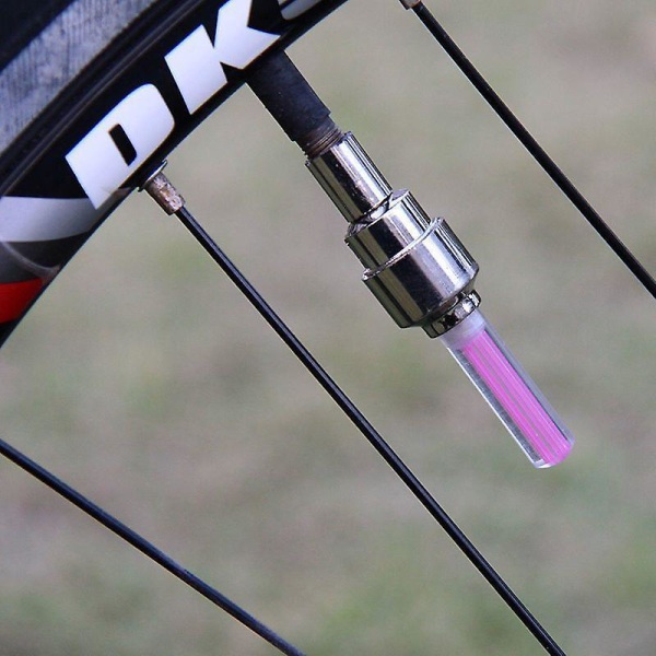 Røde LED Hjullys, 4 stk LED Blinklys Dækventillys til bil, cykel, motorcykel - Hjul- og dæklys