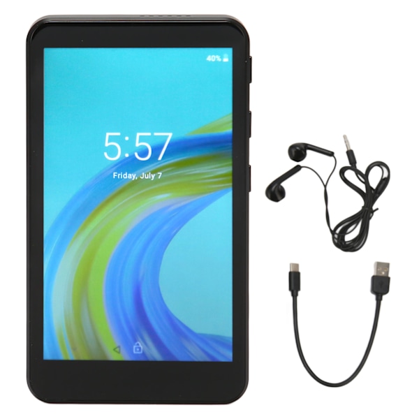 Bluetooth 5.0 MP4-spelare Professionell AI Smart HD Brusreducering WiFi Digital Diktafon för Android 8.1 Utan Minneskort