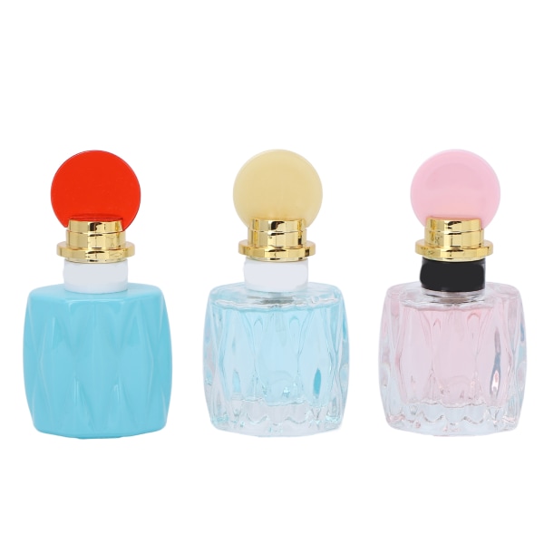 3st Kvinnor Fruktig Blommig Lätt Doft Långvarig Uppfriskande Elegant Parfym Presentbox Set 30ml
