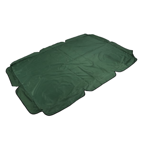 Swing Canopy 600D Silverbelagd Oxfordtyg Vattentät Swing Top Cover för Utomhus Mörkgrön
