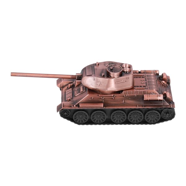 Tankmodeldekoration Multifunktionelt Retro Design Slidstærke Militærtankpynt til Gaver Souvenirs Samlinger