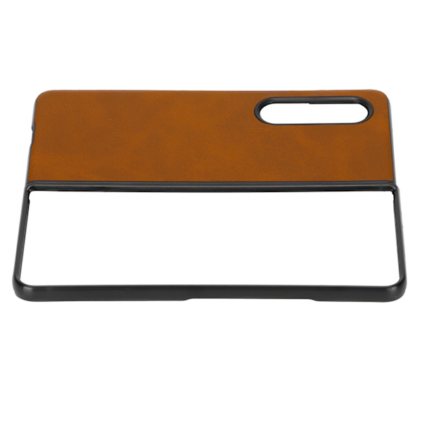 Läderfodral för Samsung Galaxy Z Fold 3 Mobiltelefon Anti Scratch Shockproof CoverBrun