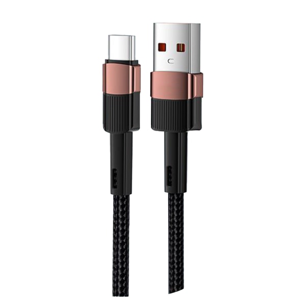 Datakabel Hurtiglading USB C Type 7A Enkel tilkobling Glatt overføring Telefonladeledning Erstatning for Huawei Brown