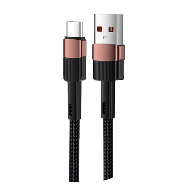 Datakabel Snabbladdning USB C Typ 7A Enkel anslutning Smidig sändning Telefonladdningssladd Ersättning för Huawei Brown
