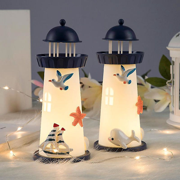Luminous Ocean Lighthouse Night Light - Unik Nautical Decor Present