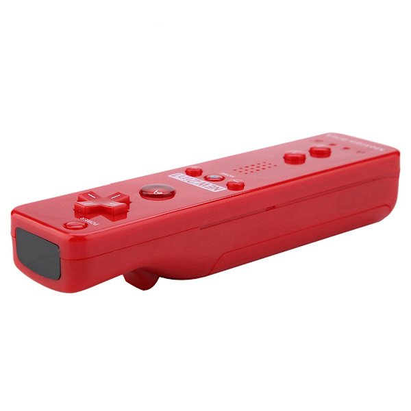 Somatosensorisk spelhandkontroll Gamepad Inbyggd accelerator för Nintendo Wii WiiU(Röd)