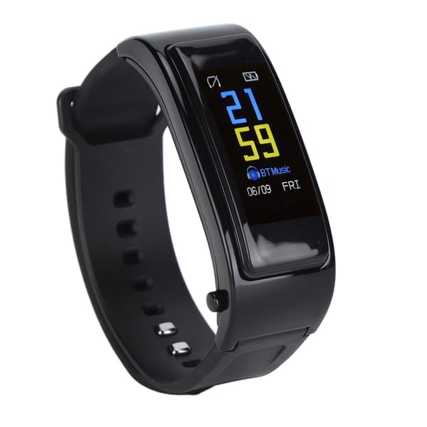 Y3PLUS Smart Armbånd Multifunksjonelt Mote Smartbånd USB-lading Intelligent Klokke Svart